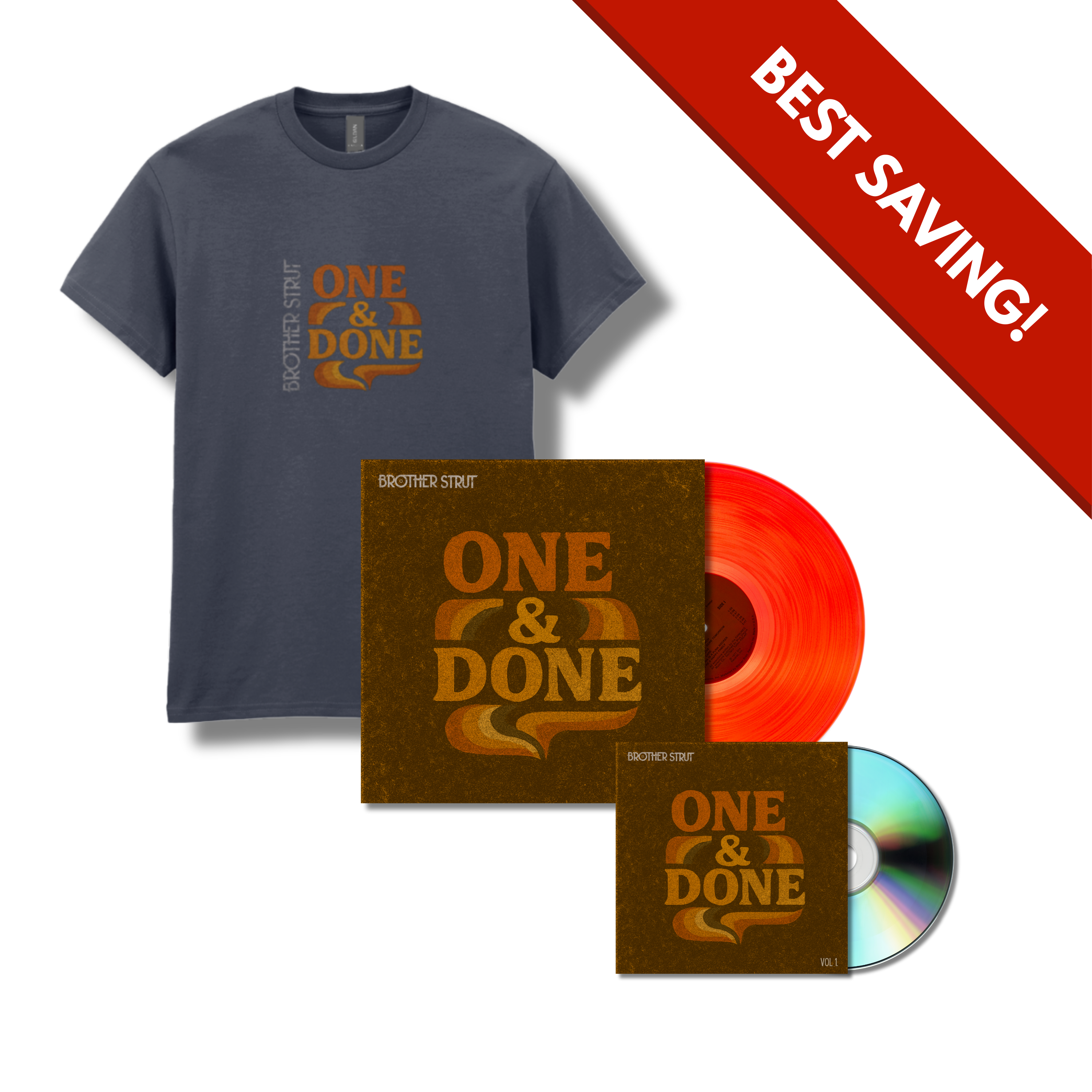 One & Done Tee + Vinyl + CD